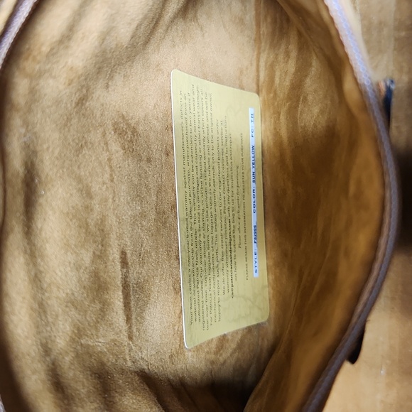 Patricia Nash Fall Orange Leather Large Handbag - Picture 16 of 16